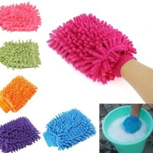 Super Mitt Microfiber Car Washing Cleaning Gloves