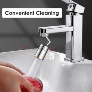 720 Degree Swivel Sink Faucet Dual Water Function & Kitchen Faucet Aerator