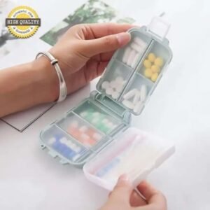 Pill Box Medicine Tablet Holder Dispenser 7 Compartment