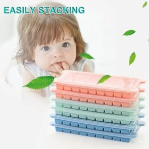 pack of 2 (36)Grids Silicone Ice Cube Jelly Tray