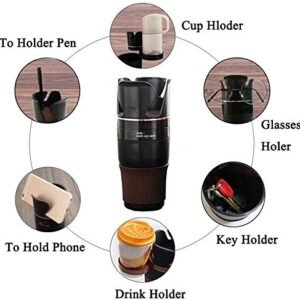 Adjustable Auto Multi Cup Holder 5 in 1 Holder Multi Cup Case