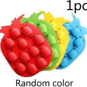 Pineapple Apple Silicone Ice Cube Tray Pan