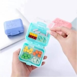 Pill Box Medicine Tablet Holder Dispenser 7 Compartment