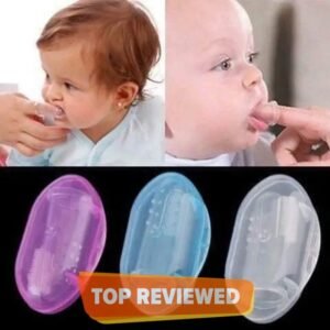 Soft Finger Toothbrush Silicon Baby Tongue Brush