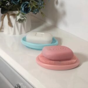 Creative Double-Sided Silicone Soap Holder Box