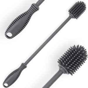 Silicone Bottle Cleaning Brush with Long Handle