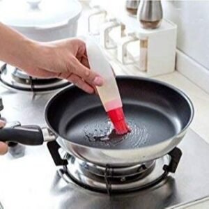 Silicone Bbq & Baking Oil Bottle With Brush