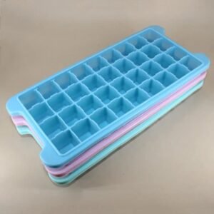 36 Grids Silicone Ice Cube Jelly Tray Maker Mould with Lid