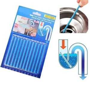 Pack  12 Sticks - Keeps Drain Clear & Odor-Free, All Year Long Kitchen Sink and Bathtub Drain Cleaner