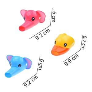 Children Bathroom Animal 3 Shape Faucet Extender Water-