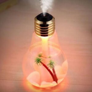 Bulb Humidifier / Aroma Diffuser / Air Purifier ( With Colorful Changing Lights )