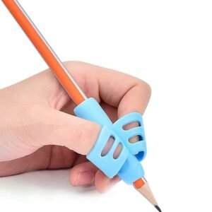 Pack of 2 Children Pencil Holder Tools Silicone Two Finger Ergonomic Posture Correction Tools