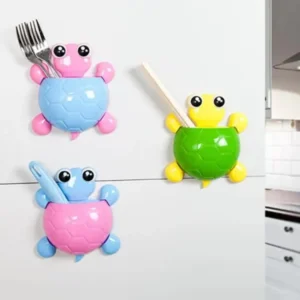 Turtle toothbrush holder