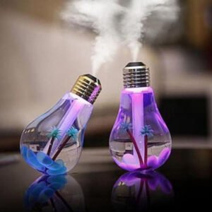 Bulb Humidifier / Aroma Diffuser / Air Purifier ( With Colorful Changing Lights )