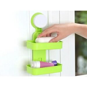 Soap Holder Double Layer Plastic Soap Dish Holder Wall Mounted