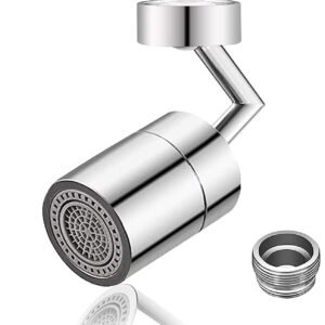 720 Degree Swivel Sink Faucet Dual Water Function & Kitchen Faucet Aerator