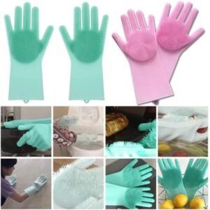 Magic Silicone Dishwashing Gloves