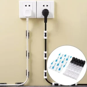 20 Pcs Self adhesive Wire Clips Organizer Line Cable Buckle Clip Holder