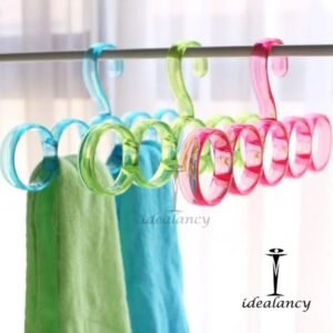 5 Ring Hanger Closet Scarf Organizer Hanger