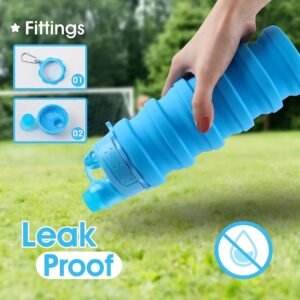 Silicone Collapsible Water Bottles Travel Sport Silicon Portable Foldable Water Bottle