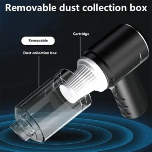 3 In 1 Portable Vacuum Cleaner Duster Blower Air Pump Wireless Hand-held Cleaning For Car