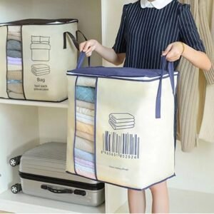 Pack Of 5 - Jumbo Size Multipurpose Storage Bag & Organizer for Clothes & Blanket